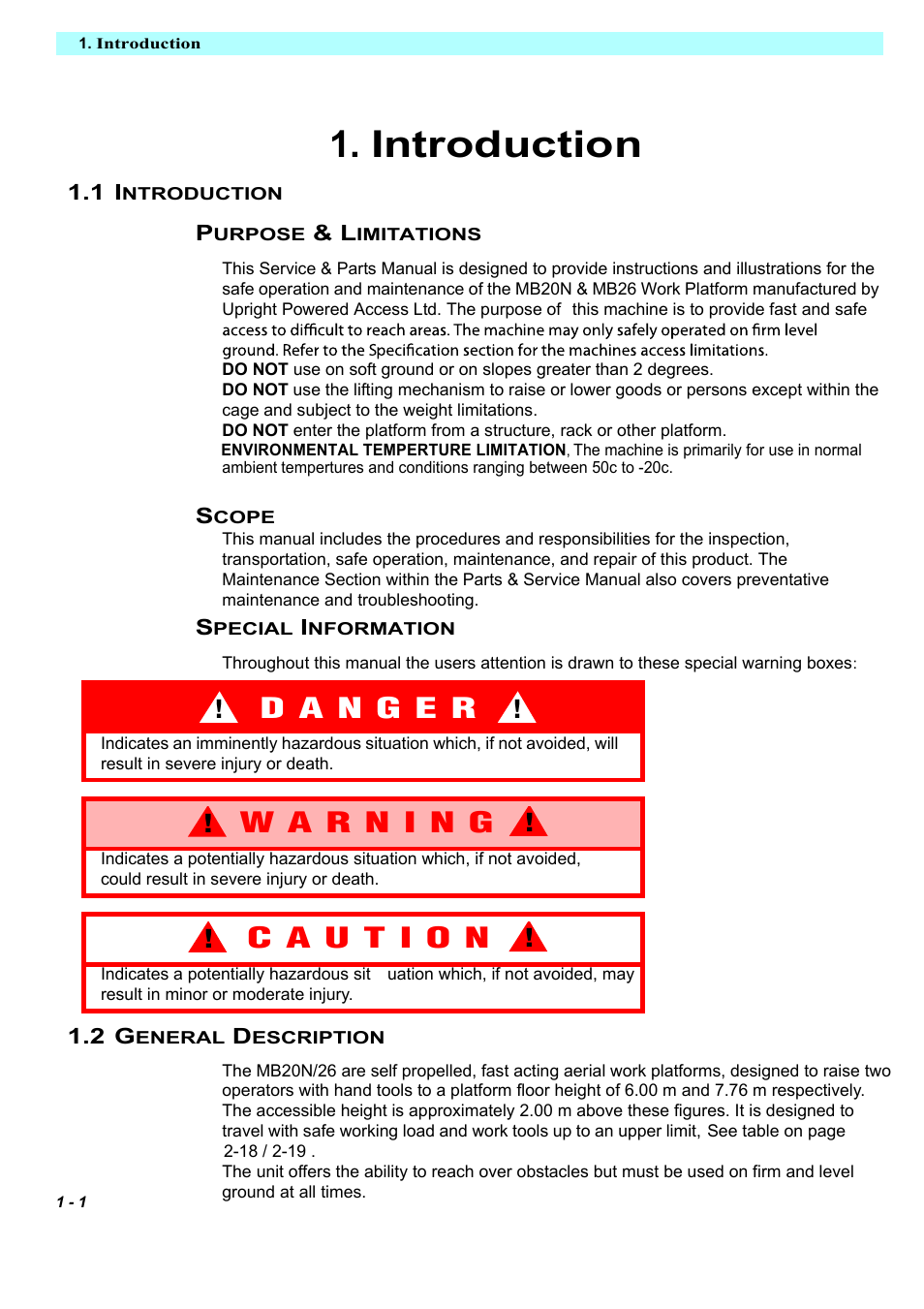 Introduction | Snorkel MB20-sn1000+ User Manual | Page 8 / 32