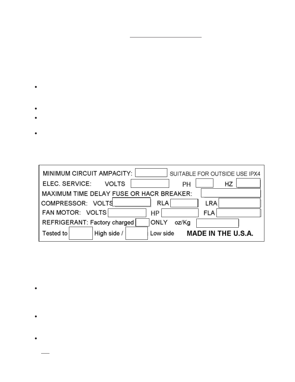 Installation, Electrical requirements (continued) | Aquacal Heat Pump User Manual | Page 45 / 60