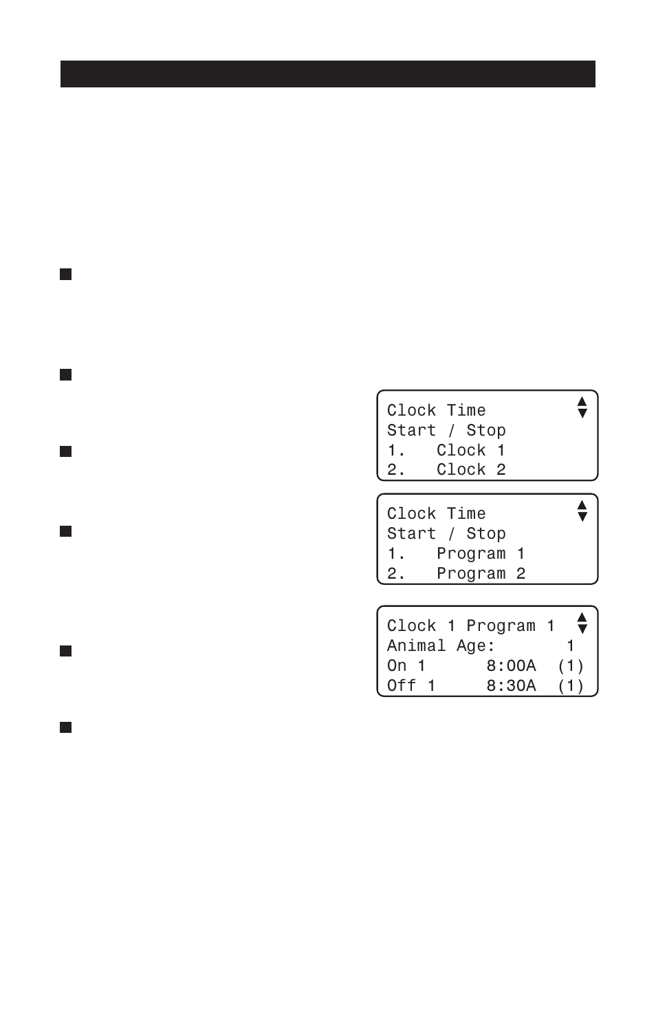 2 adjusting starting day of clock programs, Pp-32 | Acme PP-32 User Manual | Page 47 / 100