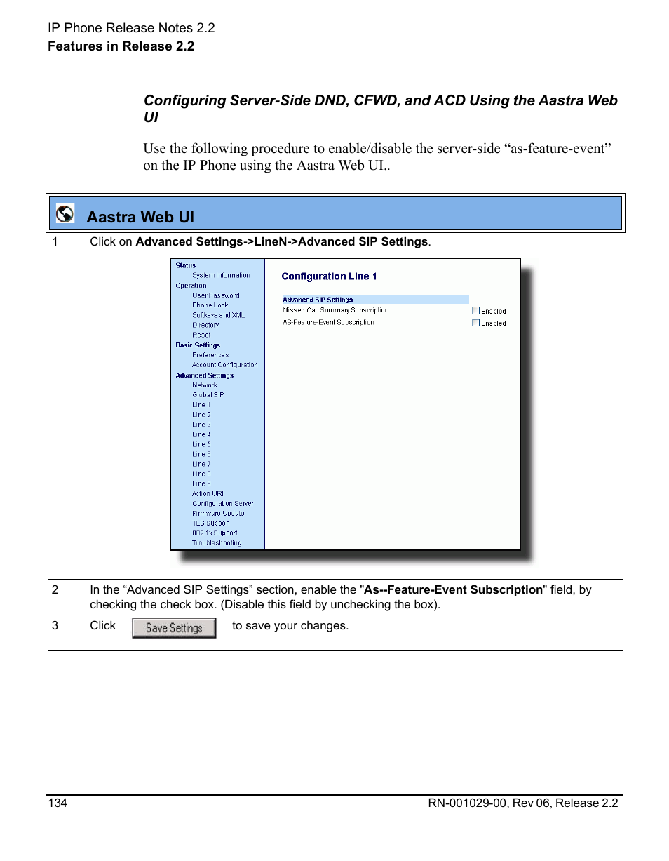 Aastra web ui | Aastra Telecom REV 06 User Manual | Page 138 / 146