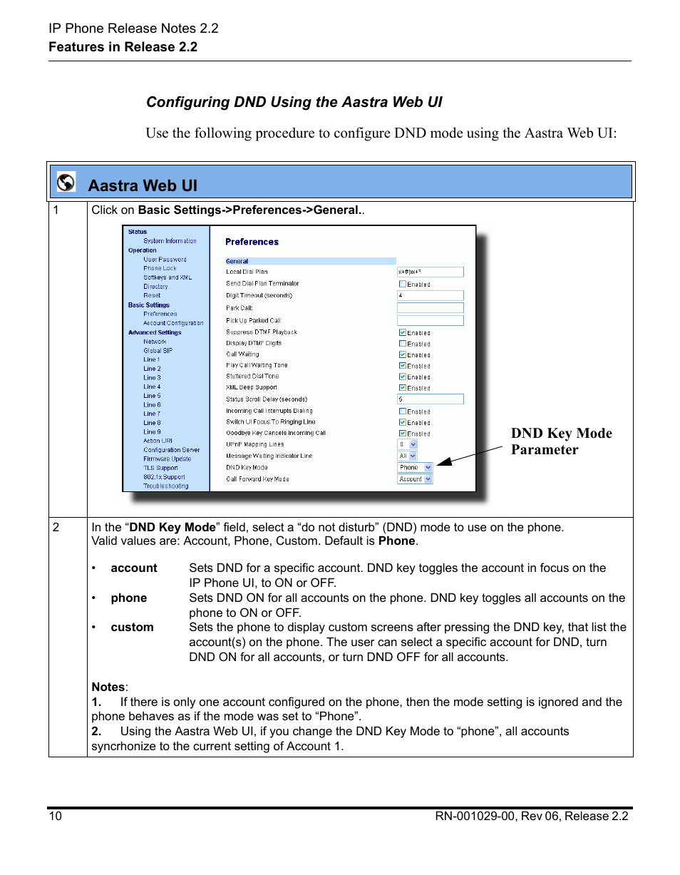 Aastra web ui | Aastra Telecom REV 06 User Manual | Page 14 / 146