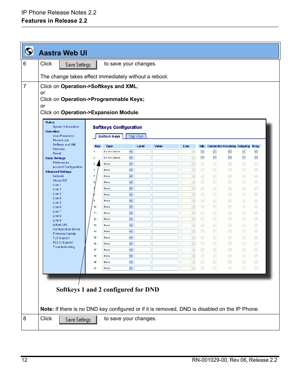 Aastra web ui | Aastra Telecom REV 06 User Manual | Page 16 / 146