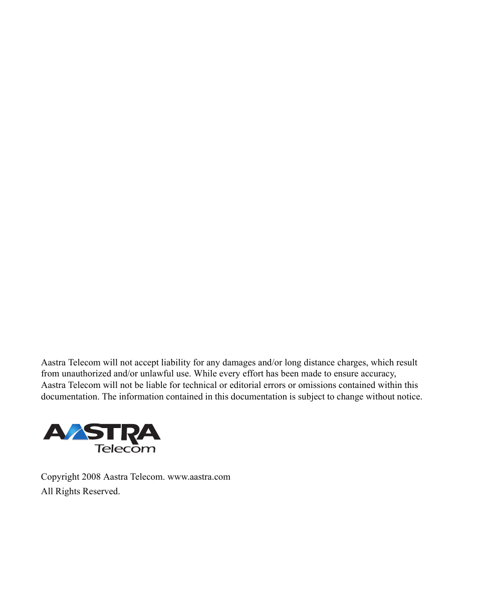 Aastra Telecom REV 06 User Manual | Page 2 / 146