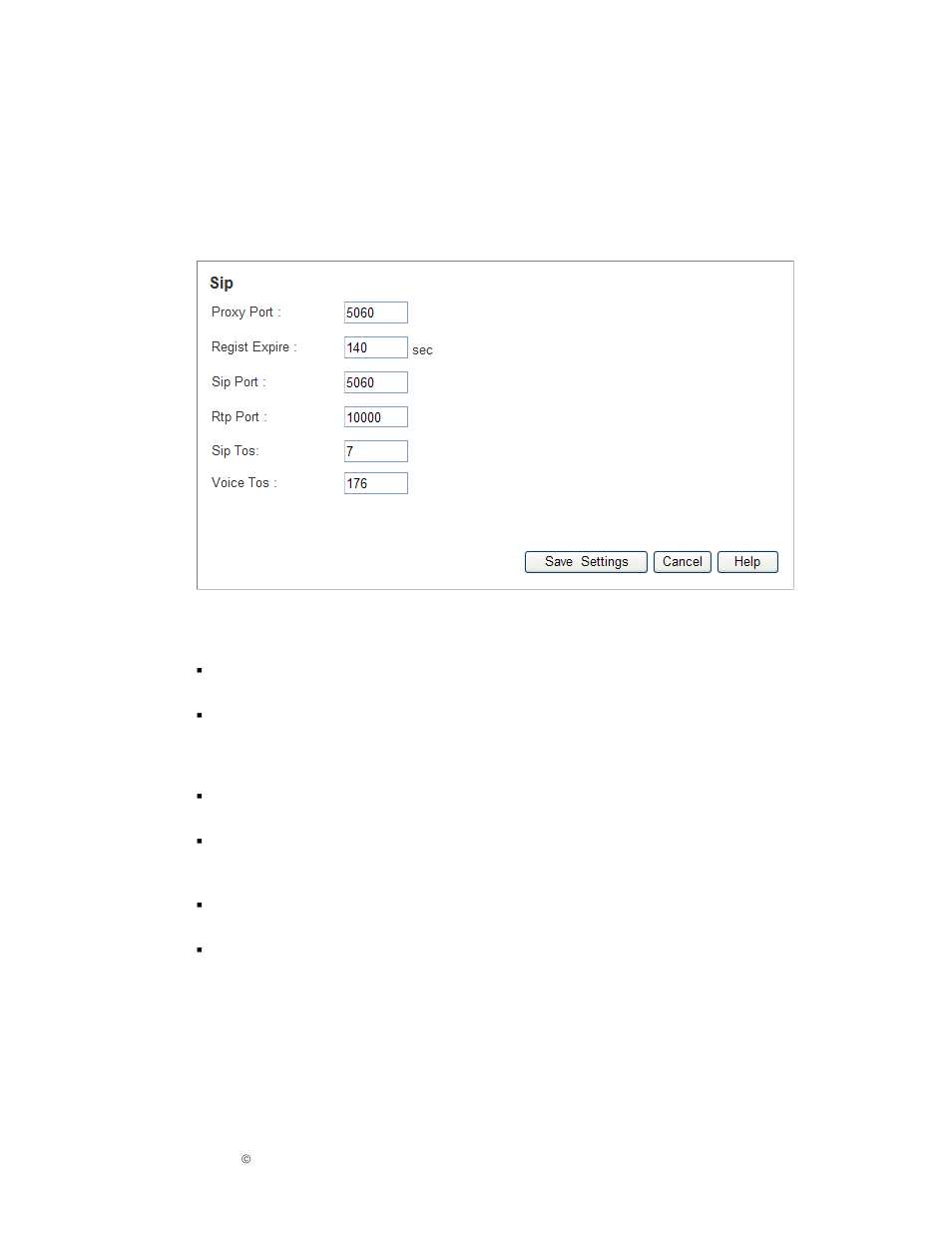 Analog interface, Sip settings | IPitomy IP1000 User Guide User Manual | Page 45 / 124