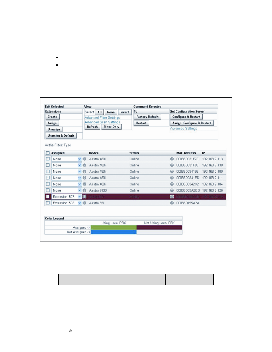 Auto discovery, Toolbar: edit selected | IPitomy IP1000 User Guide User Manual | Page 57 / 124