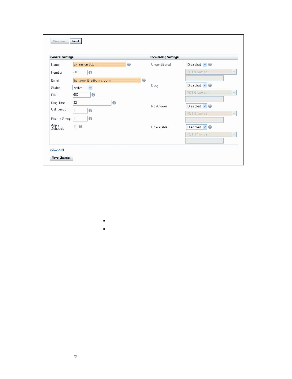 IPitomy IP1000 User Guide User Manual | Page 70 / 124