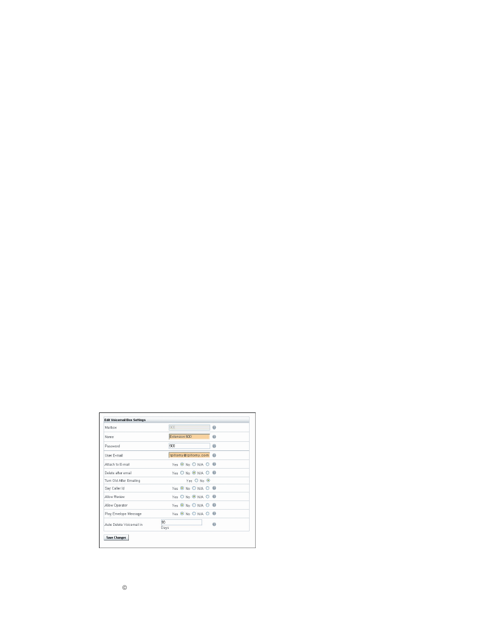 Meet-me conferences features, Voicemail | IPitomy IP1000 User Guide User Manual | Page 90 / 124