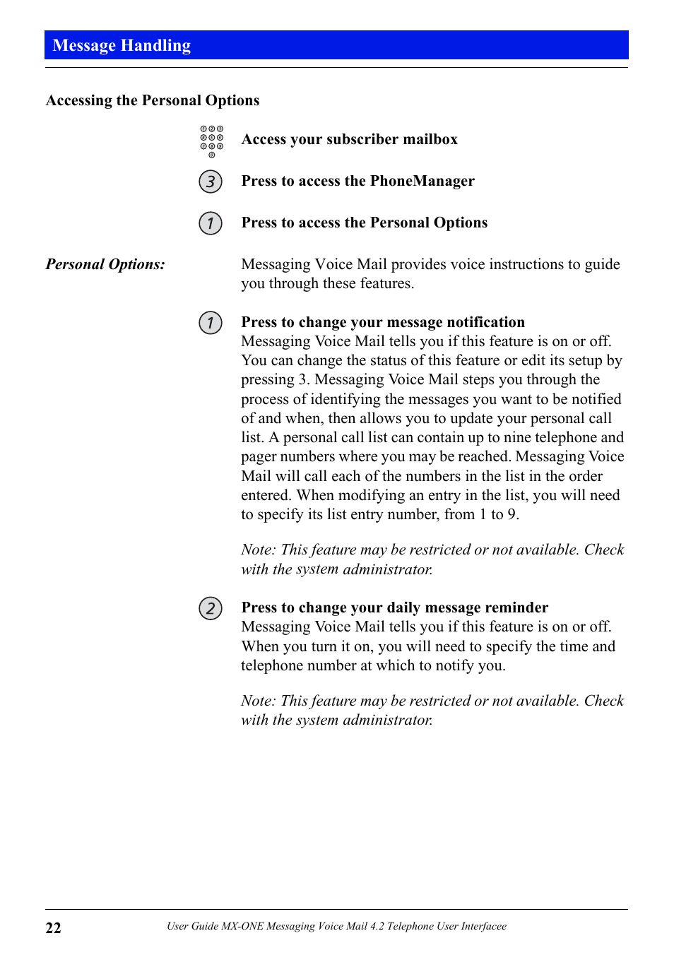 Aastra Telecom MX-ONE 4.2 User Manual | Page 24 / 46