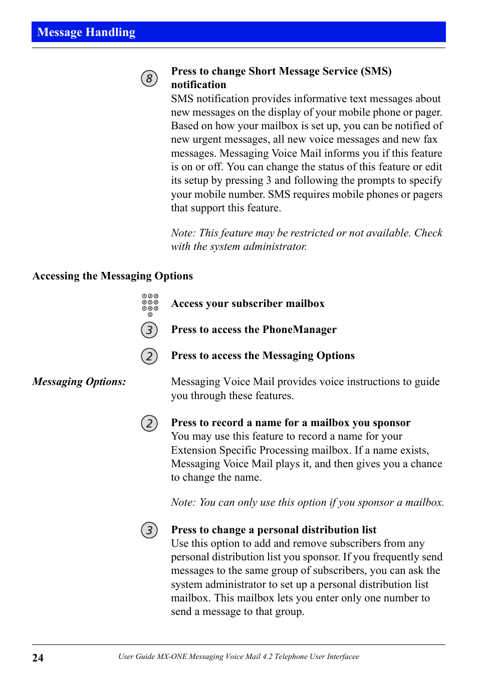 Aastra Telecom MX-ONE 4.2 User Manual | Page 26 / 46