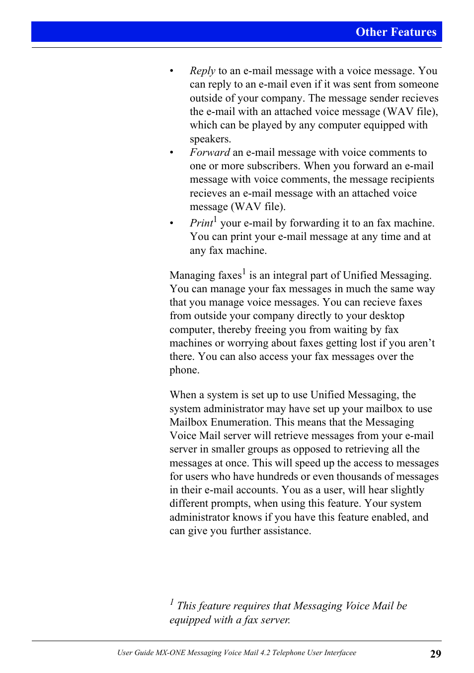 Aastra Telecom MX-ONE 4.2 User Manual | Page 31 / 46