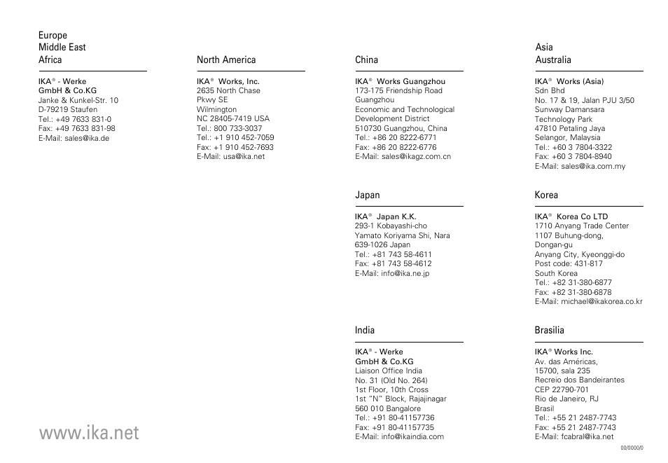 IKA KMO 2 basic User Manual | Page 16 / 16