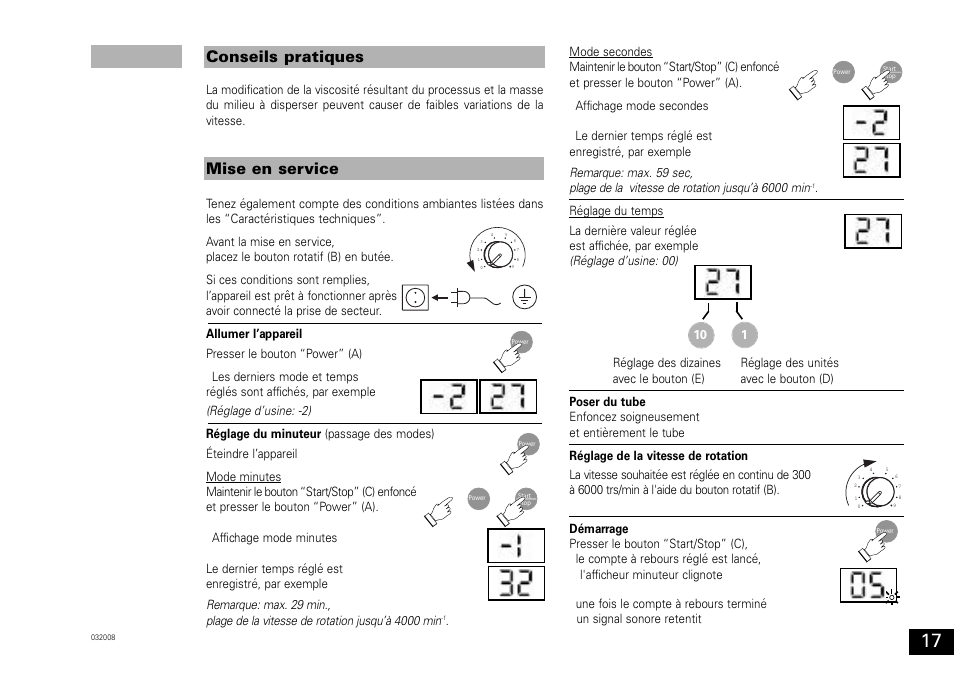 Mise en service conseils pratiques | IKA ULTRA-TURRAX Tube Drive User Manual | Page 17 / 39