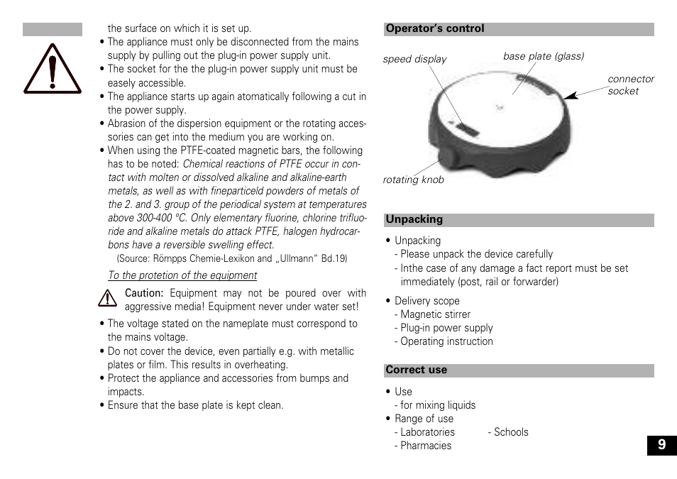IKA Big squid User Manual | Page 9 / 40