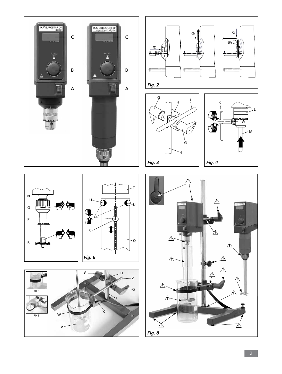 IKA EUROSTAR 100 digital User Manual | Page 2 / 13