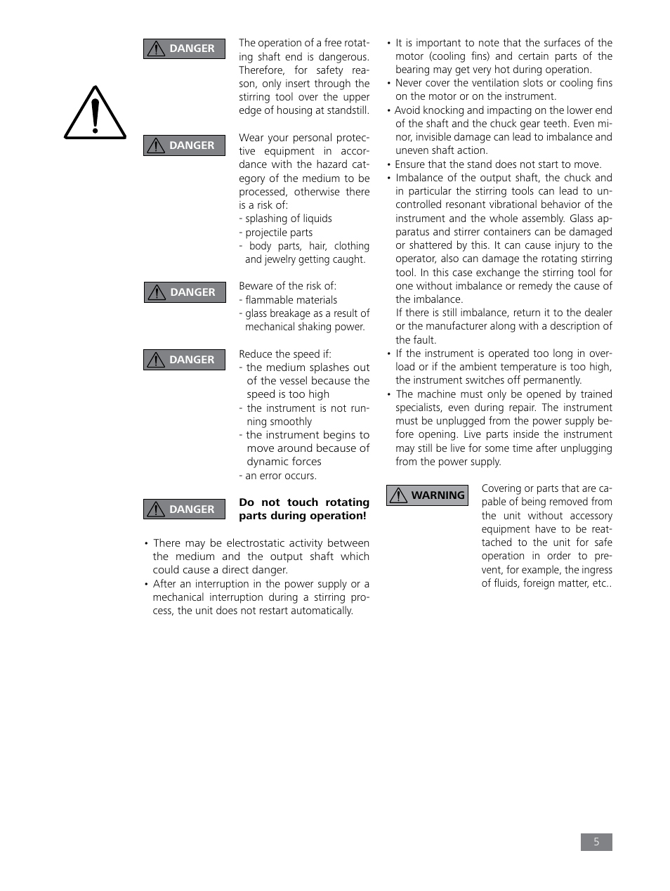 IKA EUROSTAR 200 digital User Manual | Page 5 / 12