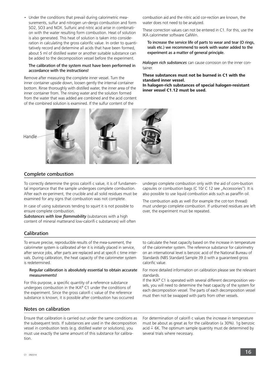 IKA C 1 Package 1/10 User Manual | Page 16 / 44