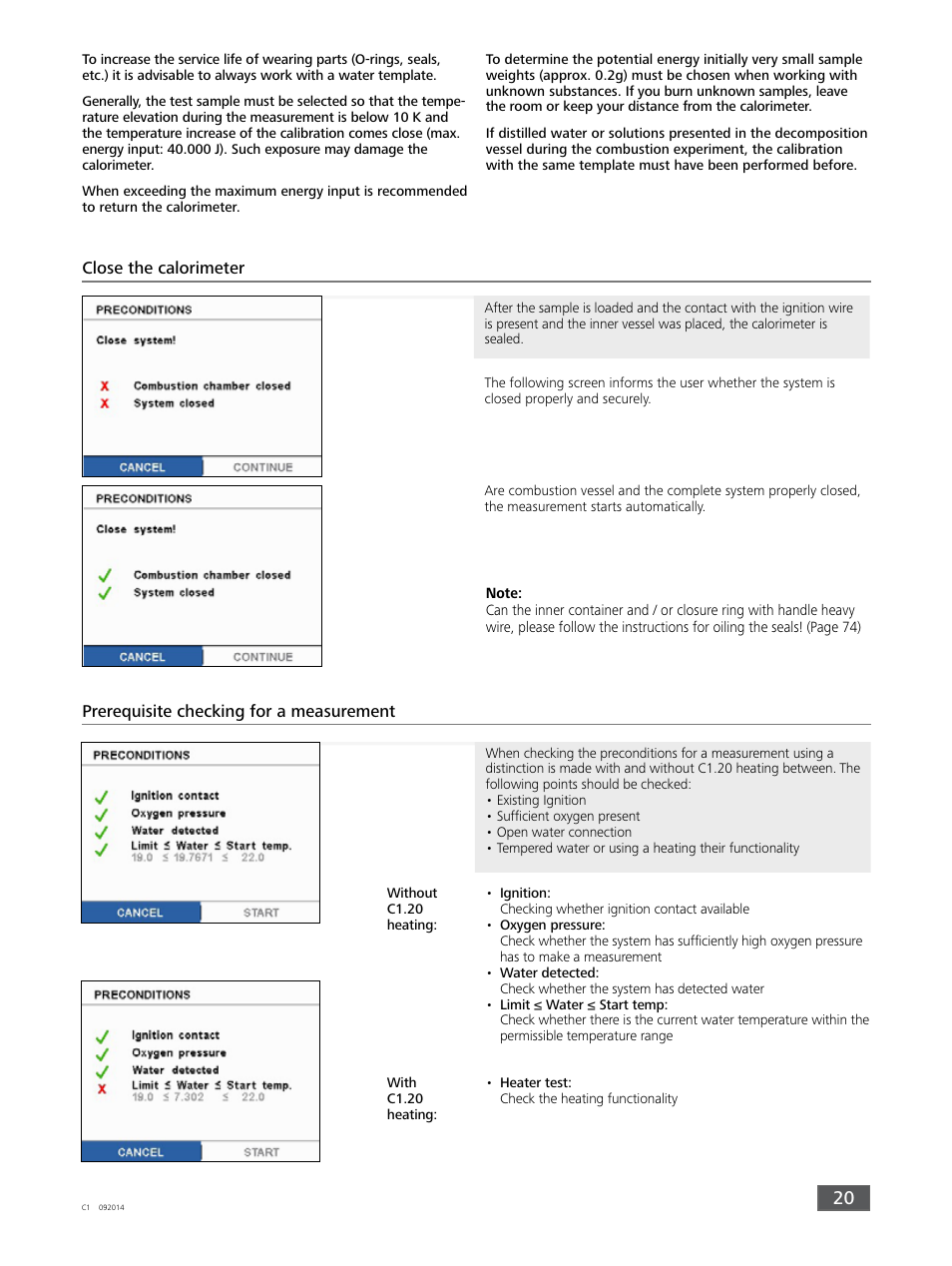 IKA C 1 Package 1/10 User Manual | Page 20 / 44