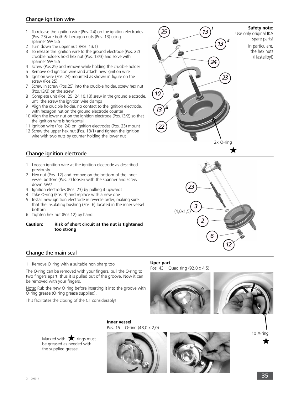 IKA C 1 Package 1/10 User Manual | Page 35 / 44