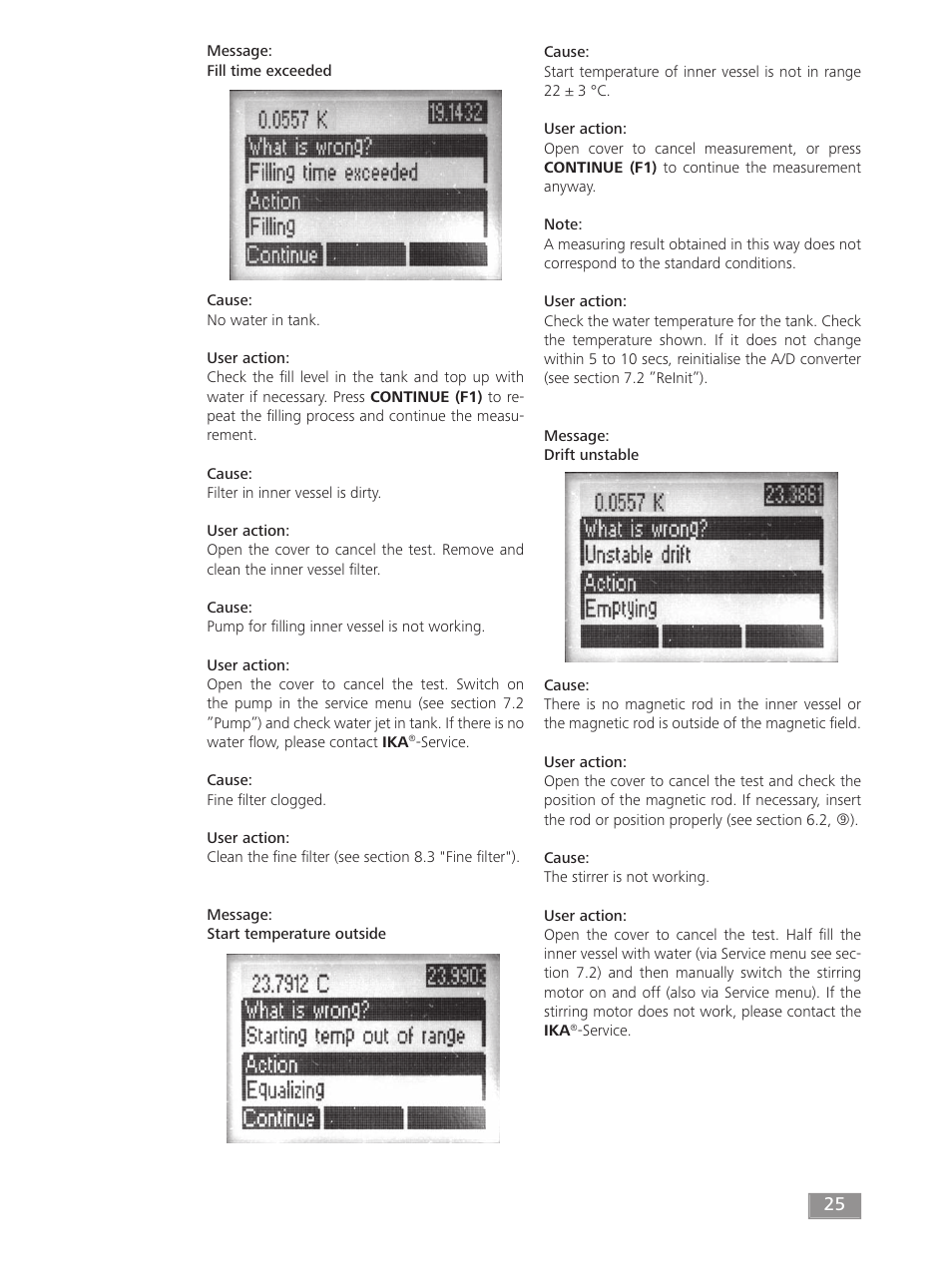 IKA C 200 User Manual | Page 25 / 32