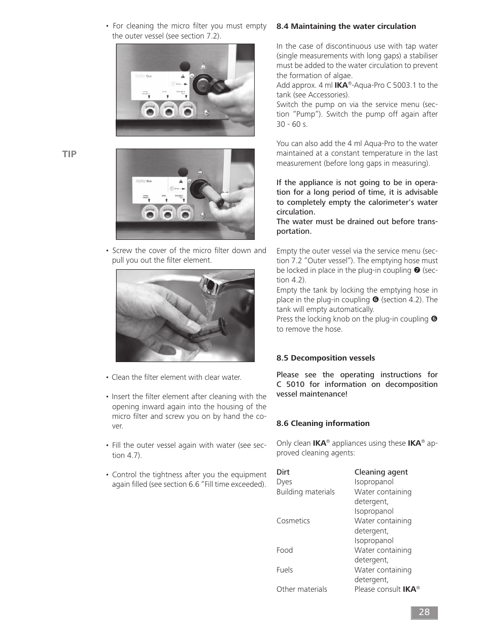 IKA C 200 User Manual | Page 28 / 32