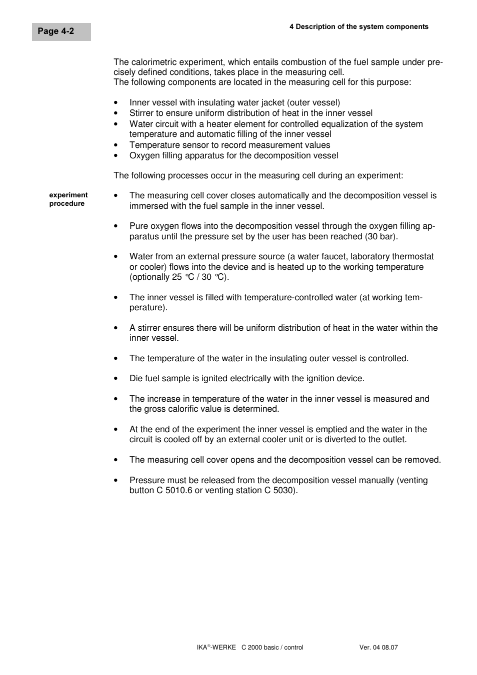 IKA C 2000 control User Manual | Page 18 / 92