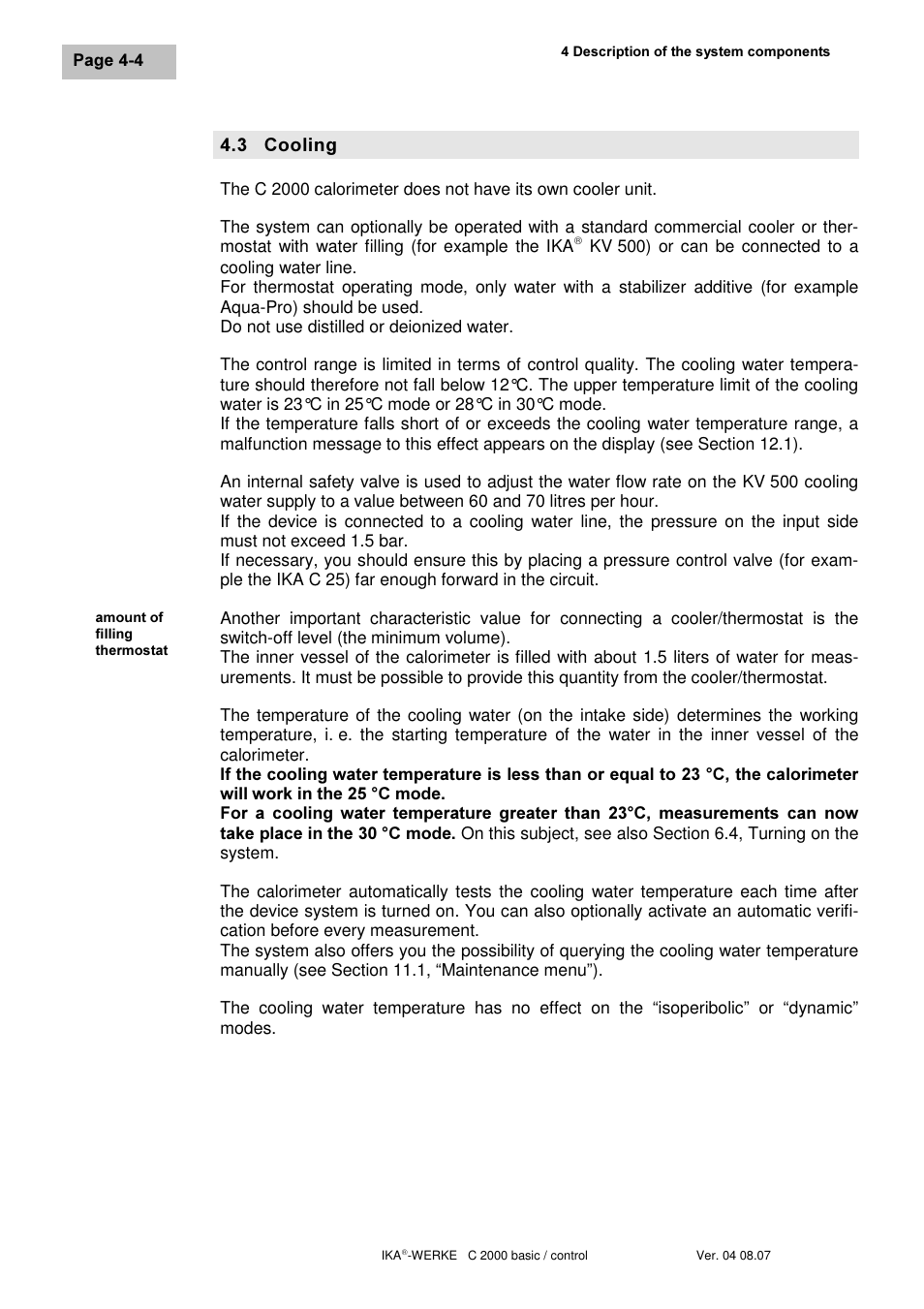 IKA C 2000 control User Manual | Page 20 / 92