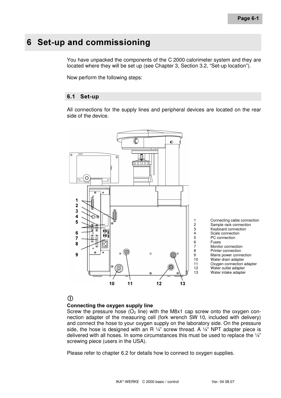 6hwxs dqg frpplvvlrqlqj, 6hwxs | IKA C 2000 control User Manual | Page 25 / 92