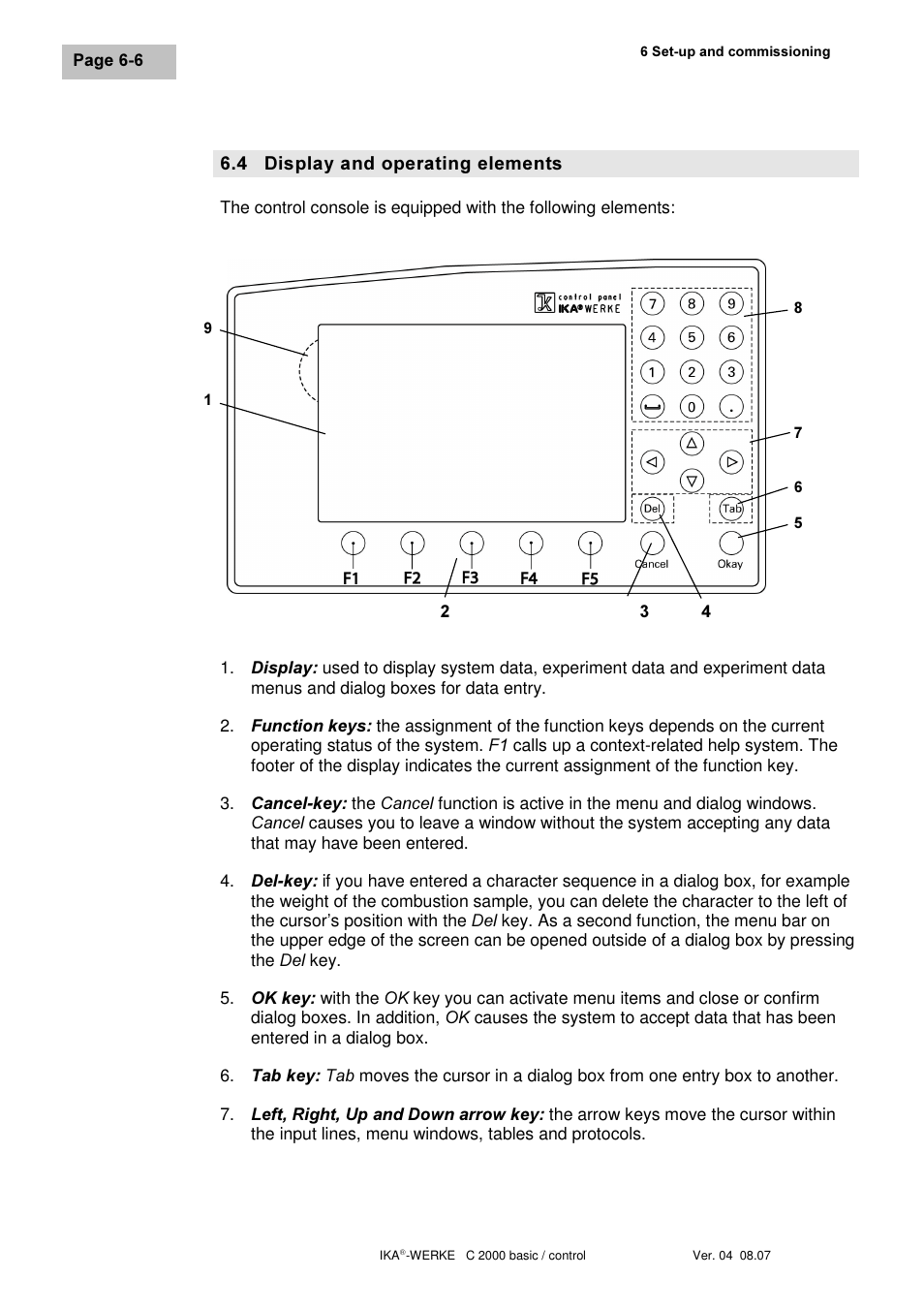 IKA C 2000 control User Manual | Page 30 / 92