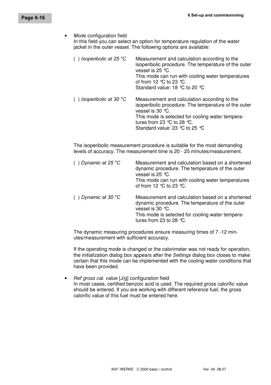 IKA C 2000 control User Manual | Page 40 / 92