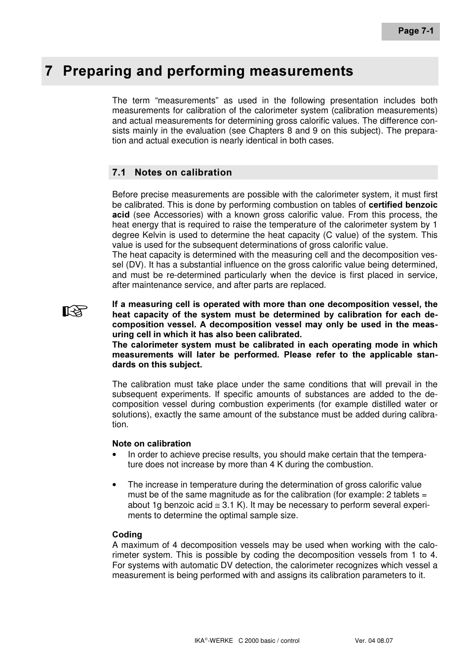 3uhsdulqj dqg shuiruplqj phdvxuhphqwv | IKA C 2000 control User Manual | Page 45 / 92