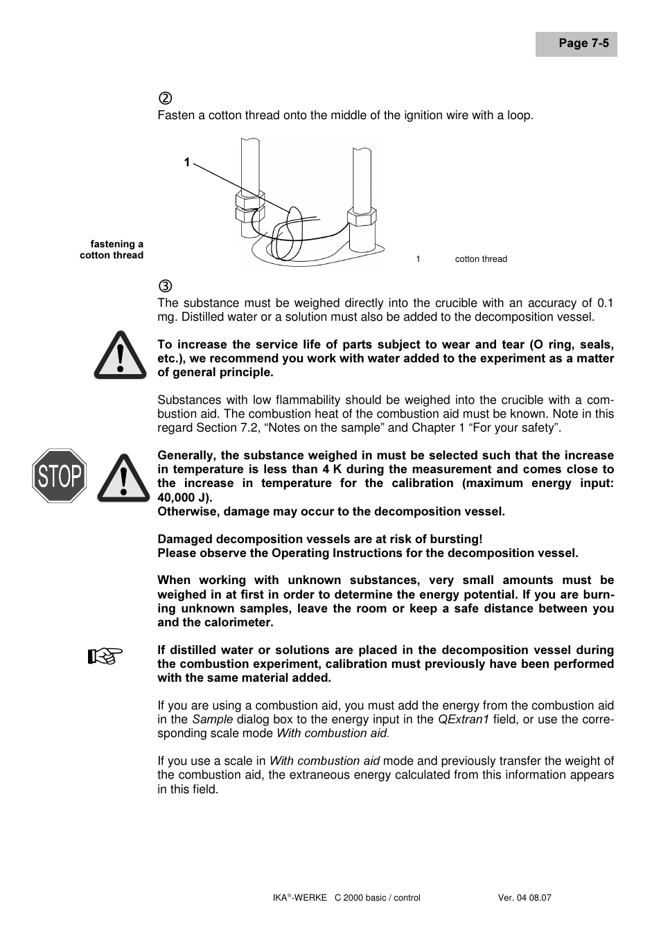 IKA C 2000 control User Manual | Page 49 / 92