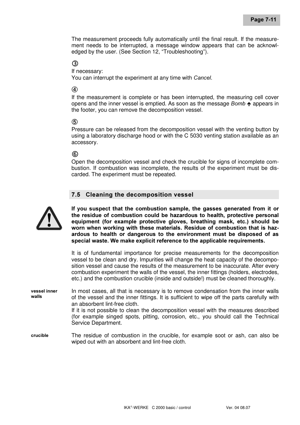 IKA C 2000 control User Manual | Page 55 / 92