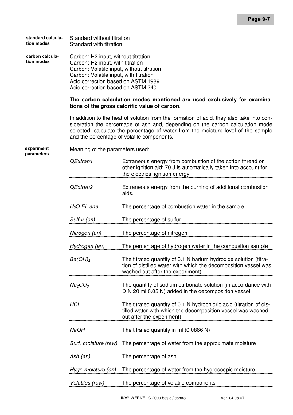 IKA C 2000 control User Manual | Page 67 / 92