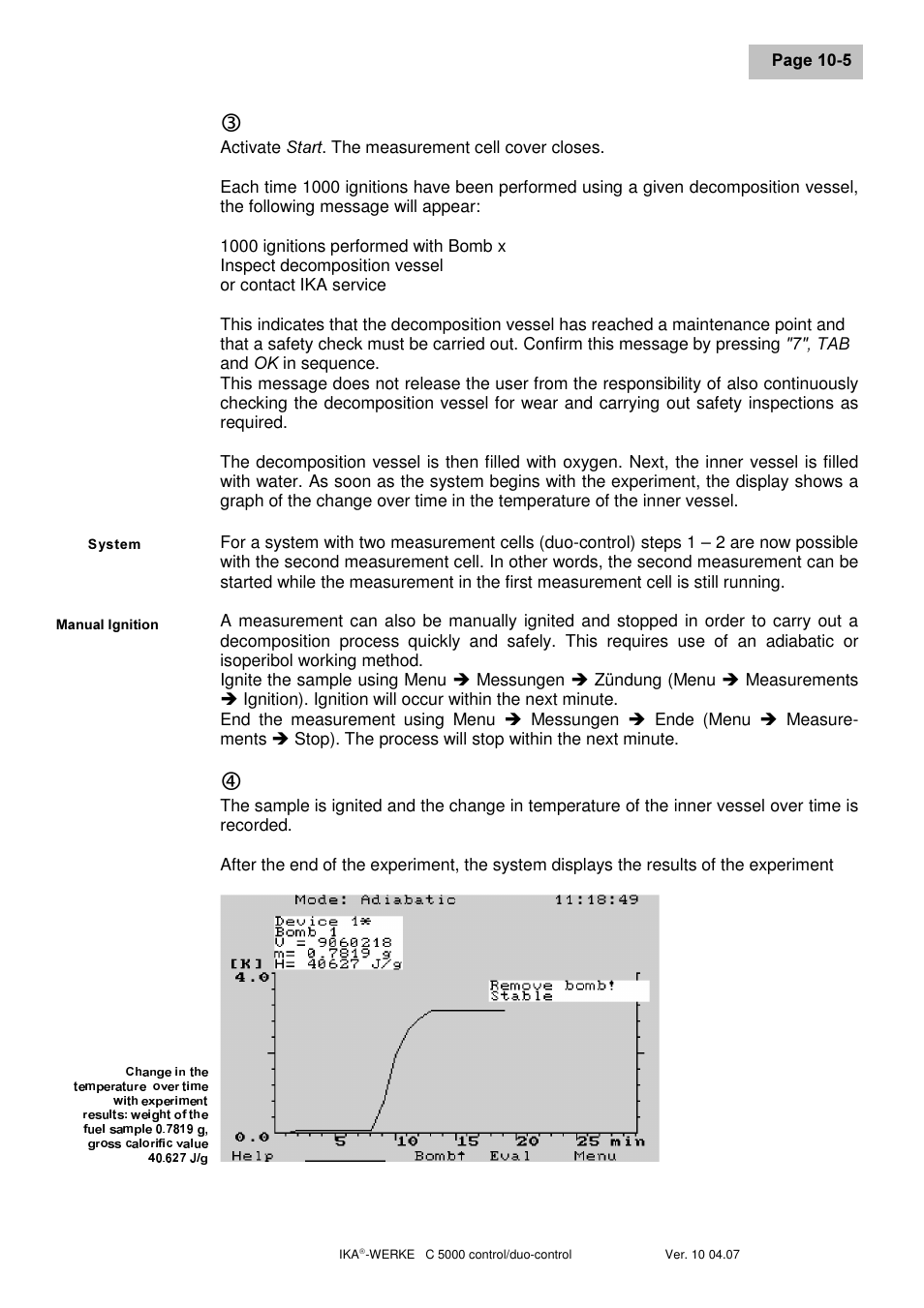 IKA C 5000 control Package 2/12 User Manual | Page 75 / 128