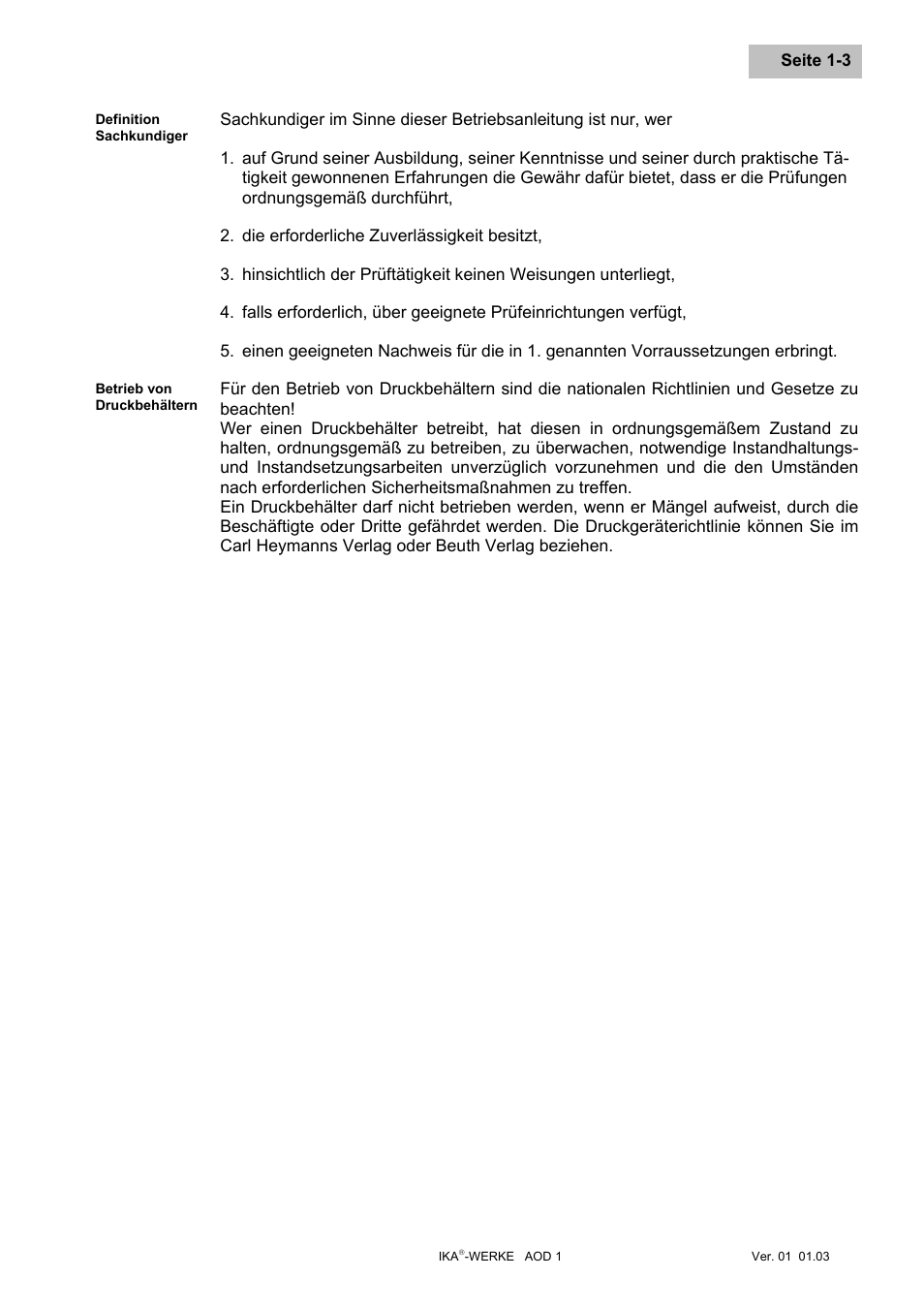 IKA AOD 1 User Manual | Page 11 / 142
