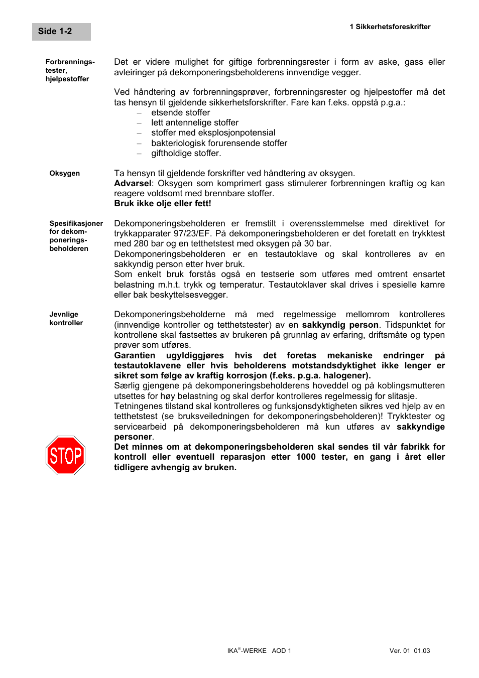IKA AOD 1 User Manual | Page 126 / 142