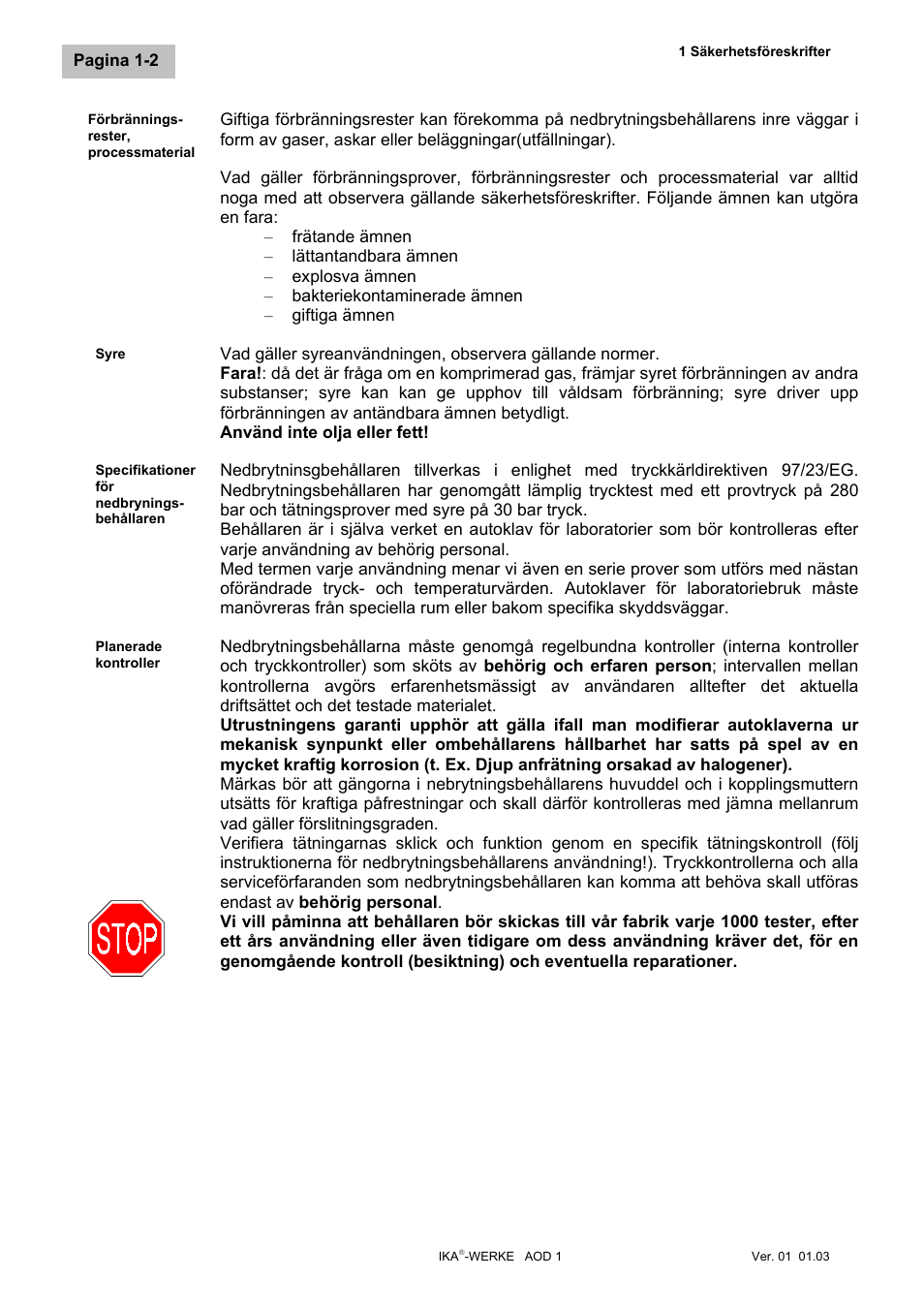 IKA AOD 1 User Manual | Page 138 / 142