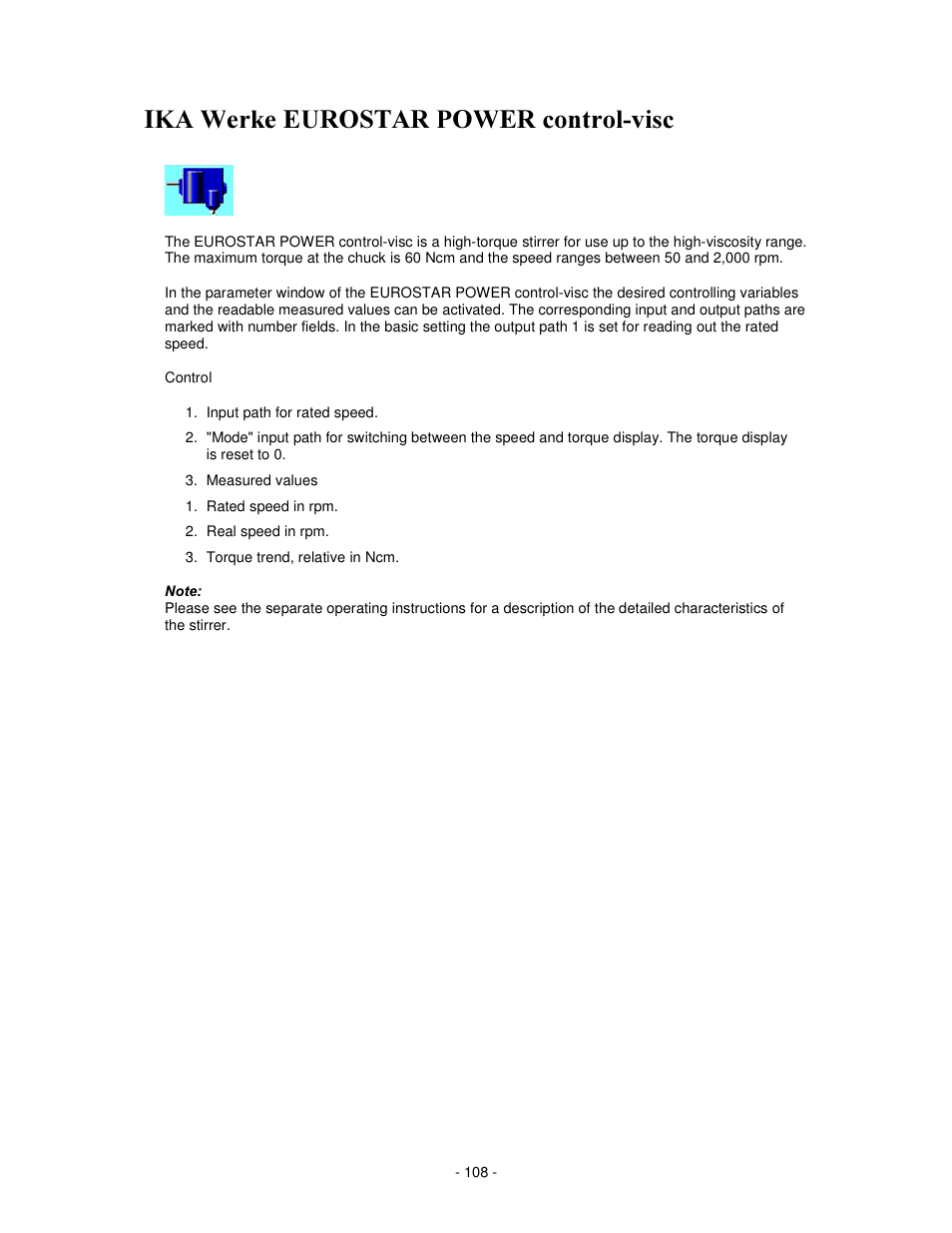 IKA labworldsoft User Manual | Page 108 / 158
