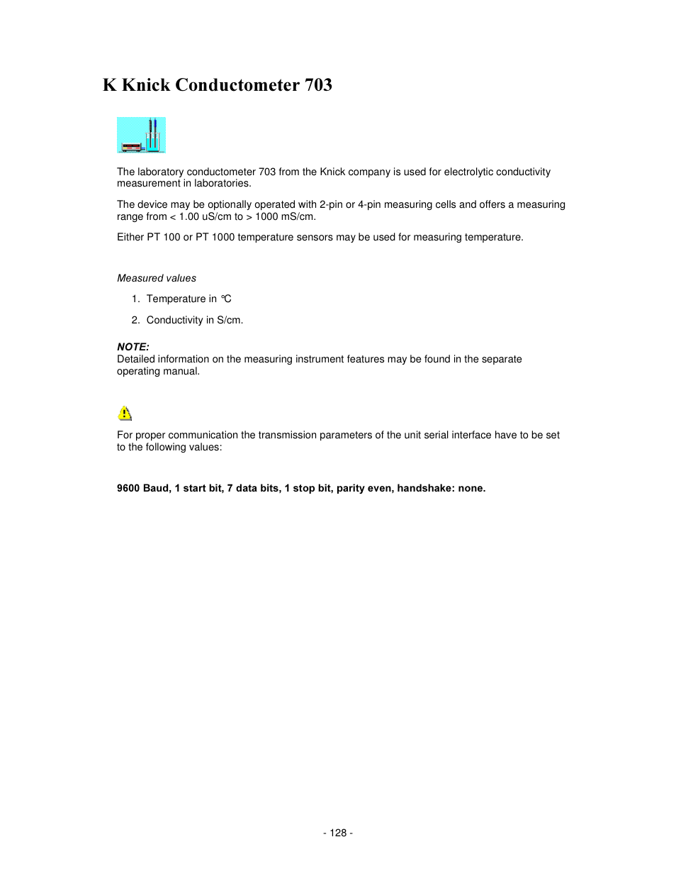 Qlfn &rqgxfwrphwhu | IKA labworldsoft User Manual | Page 128 / 158