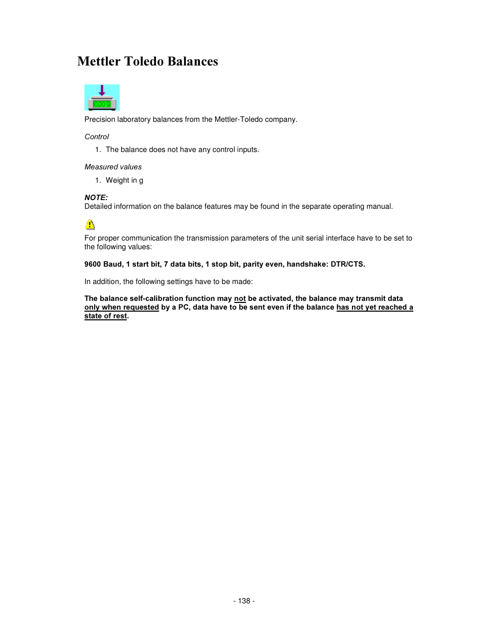 0hwwohu 7rohgr %dodqfhv | IKA labworldsoft User Manual | Page 138 / 158