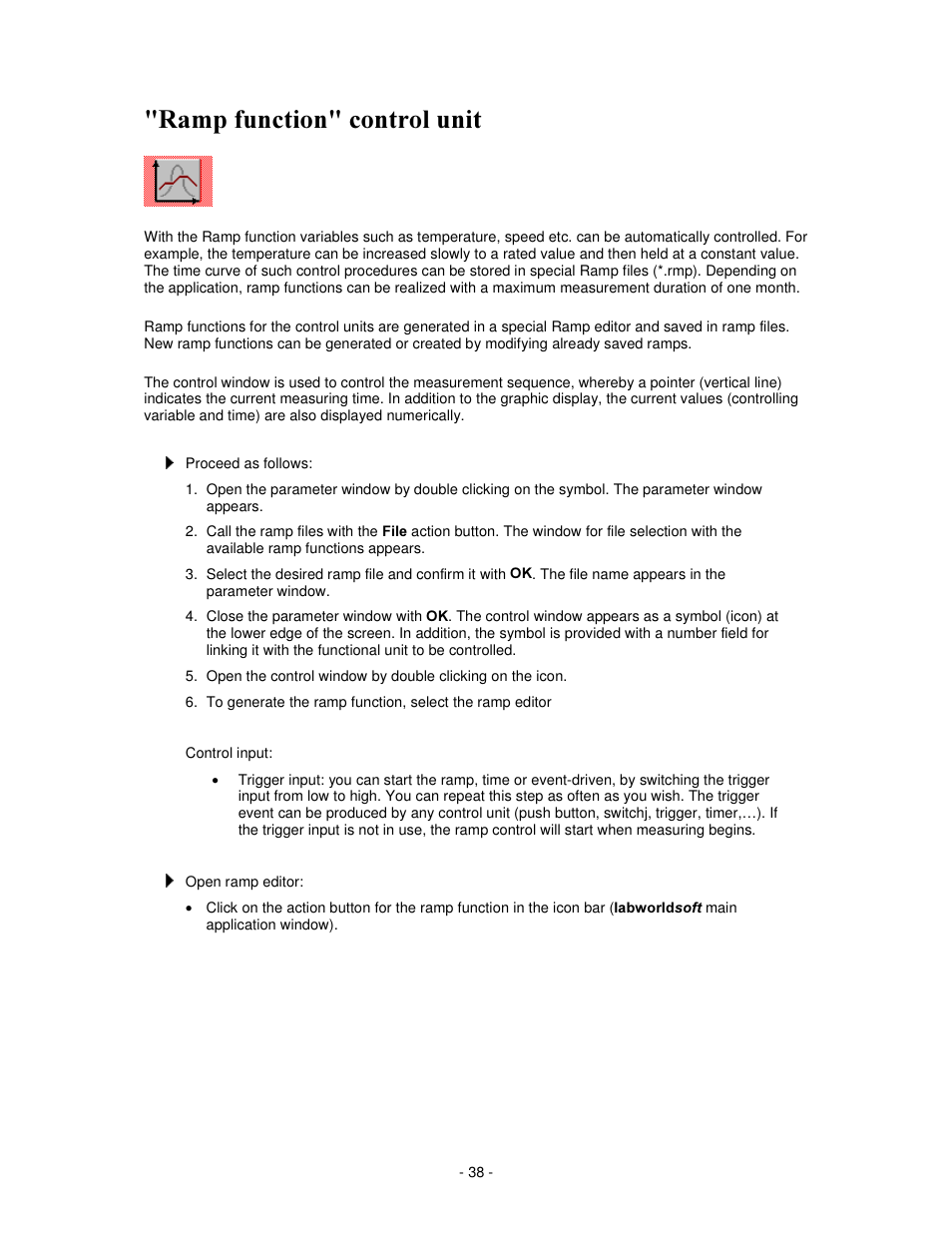 5dps ixqfwlrq frqwuro xqlw | IKA labworldsoft User Manual | Page 38 / 158