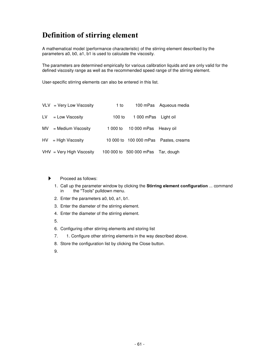 Hilqlwlrq ri vwluulqj hohphqw | IKA labworldsoft User Manual | Page 61 / 158