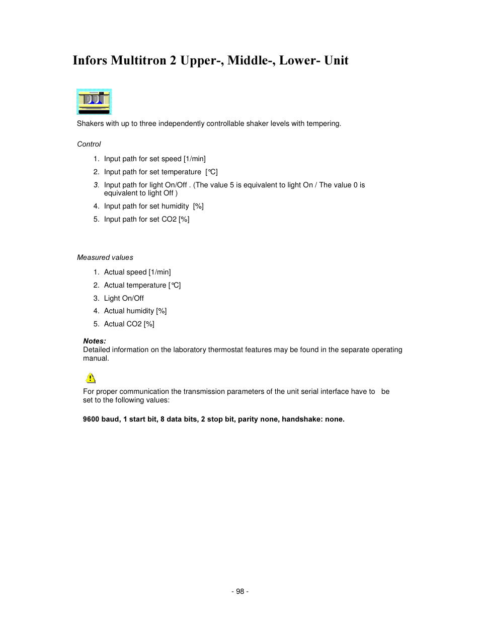 Qiruv 0xowlwurq  8sshu 0lggoh /rzhu 8qlw | IKA labworldsoft User Manual | Page 98 / 158
