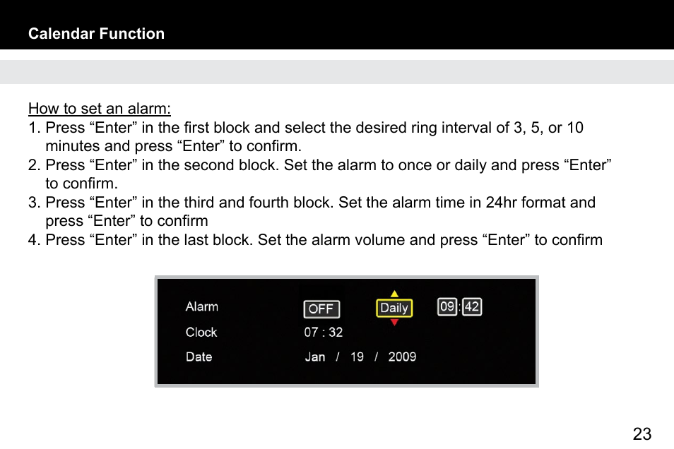 Aluratek ADMPF119 User Manual | Page 23 / 28