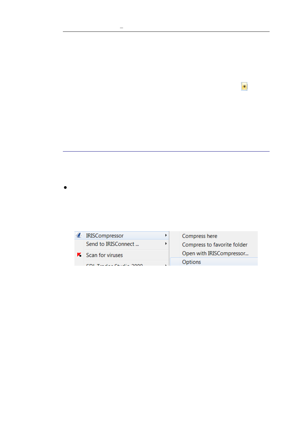 Iriscompressor options, Irisc | I.R.I.S. IRIScompressor Pro Mac User Manual | Page 18 / 21
