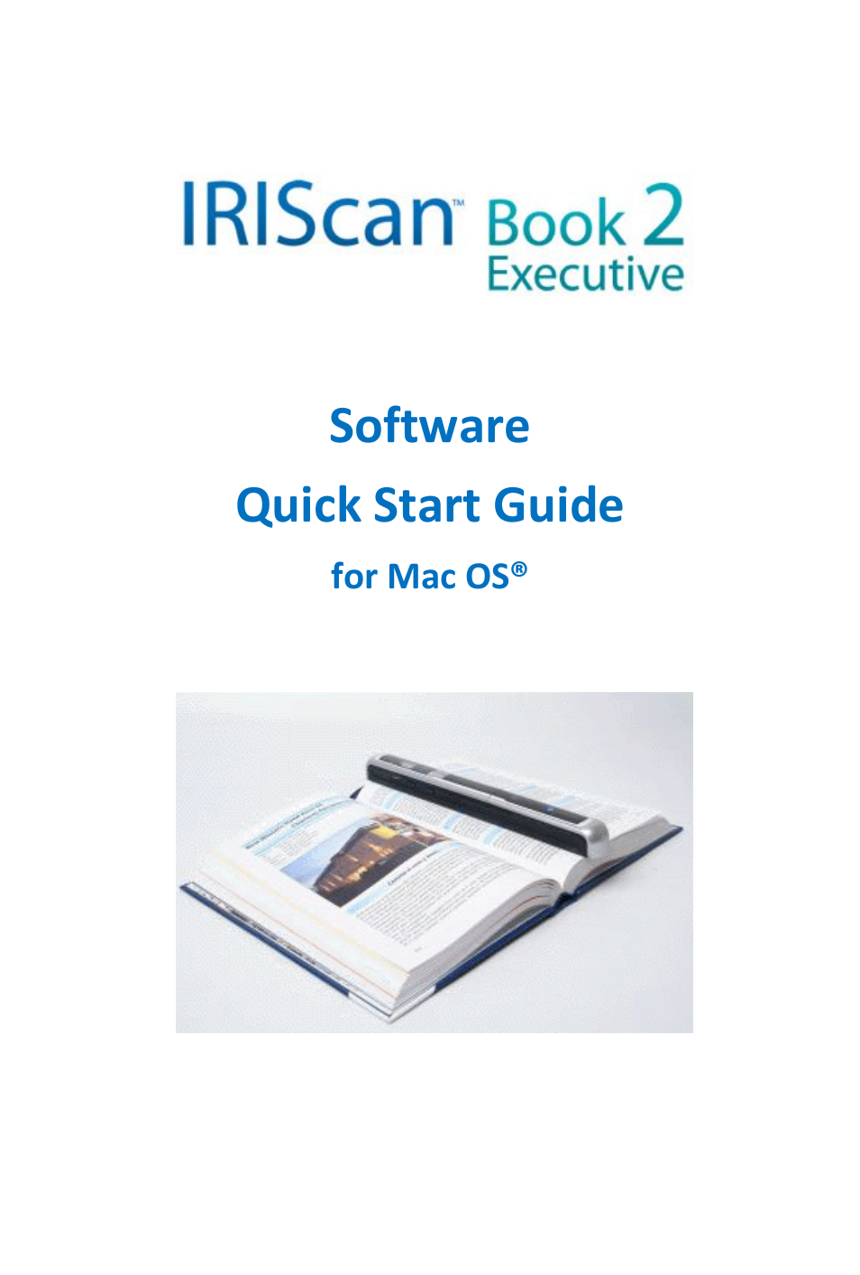 I.R.I.S. IRISCan Book 2 Executive for Mac User Manual | 37 pages