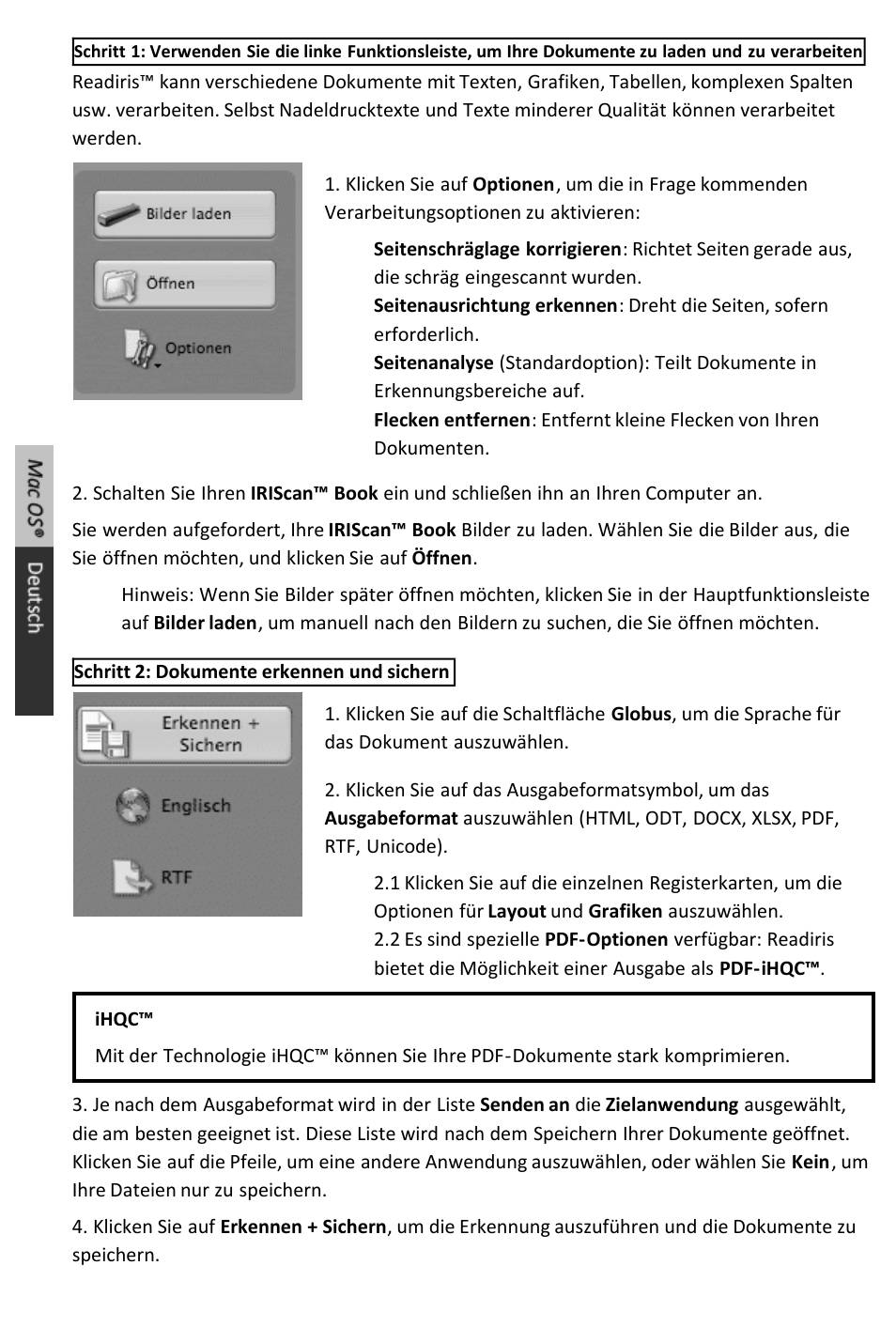 I.R.I.S. IRISCan Book 2 Executive for Mac User Manual | Page 11 / 37