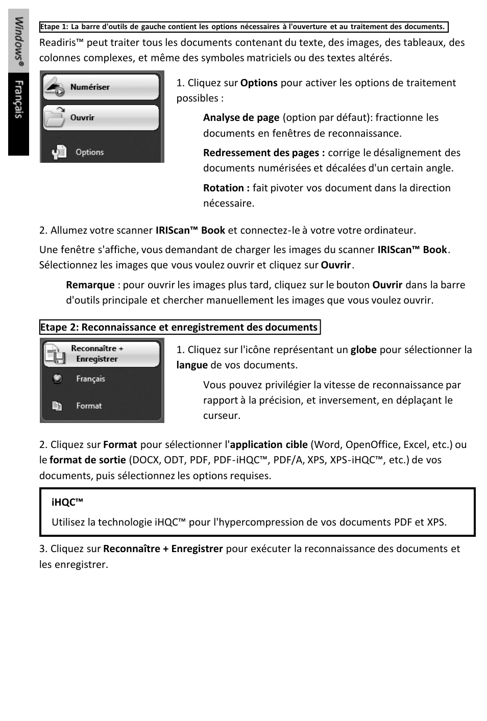 I.R.I.S. IRISCan Book 2 Executive for Windows User Manual | Page 7 / 37