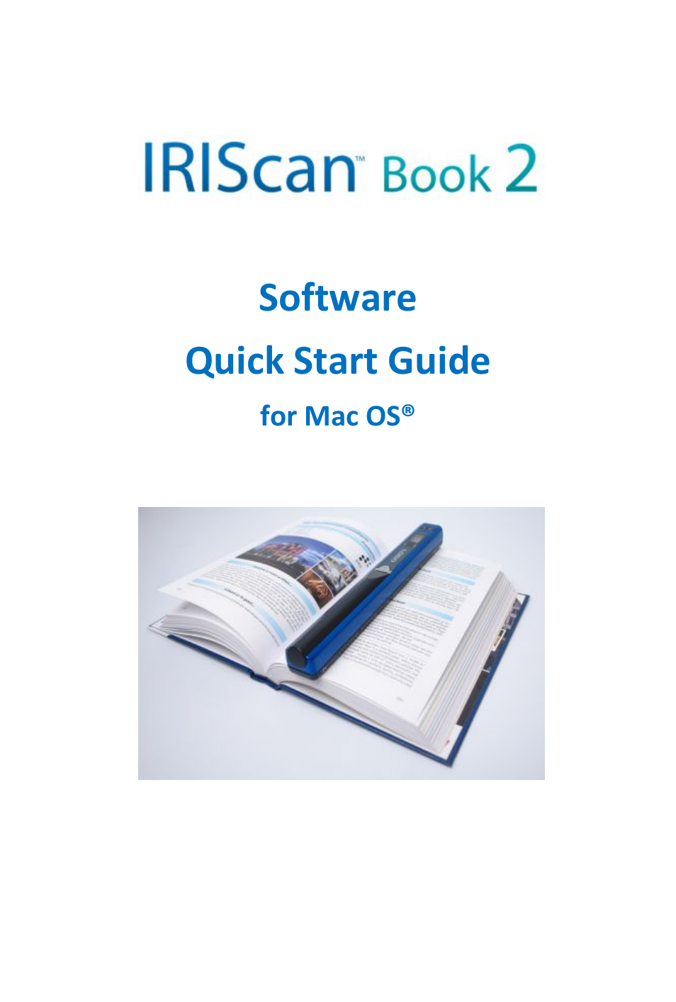 I.R.I.S. IRISCan Book 2 for Mac User Manual | 37 pages