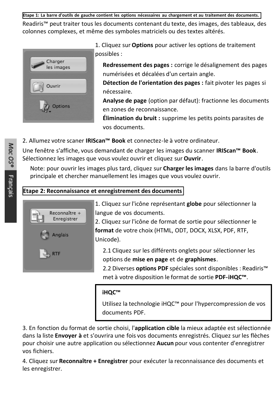 I.R.I.S. IRISCan Book 2 for Mac User Manual | Page 7 / 37